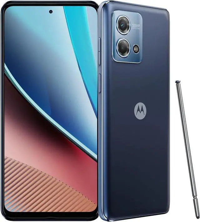 Main image of Motorola Moto G Stylus | 2023 | Unlocked | Made for US 4/64GB | 50 MP Camera | Midnight Blue, 162.89 x 74.08 x 9.19mm