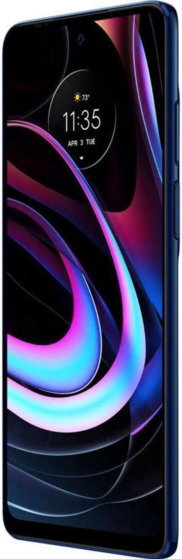 Alt view image 4 of 4 - Motorola Edge 256GB (Unlocked) Cell Phone Smartphone Smart - Nebula Blue PANX0000US
