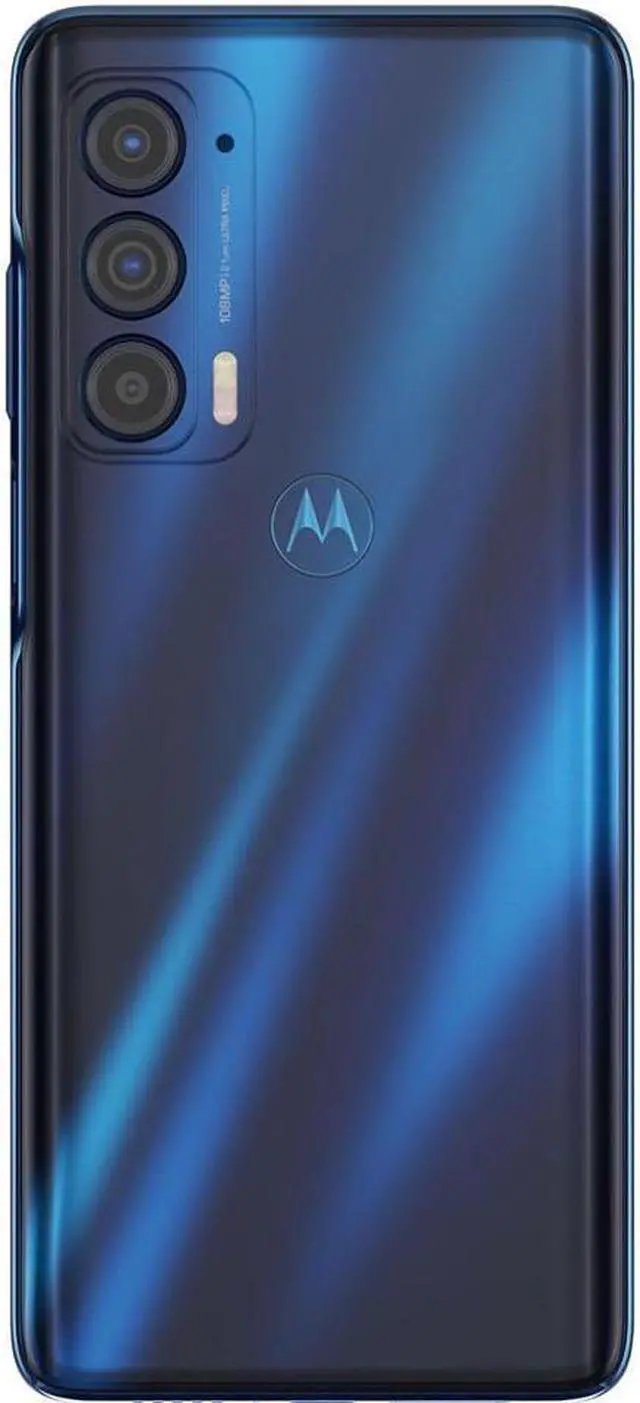 Alt view image 2 of 4 - Motorola Edge 256GB (Unlocked) Cell Phone Smartphone Smart - Nebula Blue PANX0000US