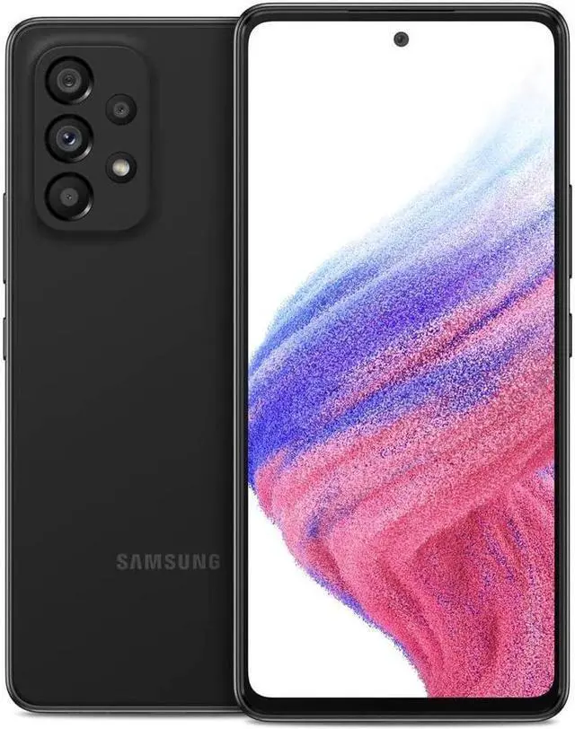 Main image of Samsung Galaxy A53 5G A536U 128GB GSM/CDMA Unlocked Android Smartphone (USA Variant) - Awesome Black