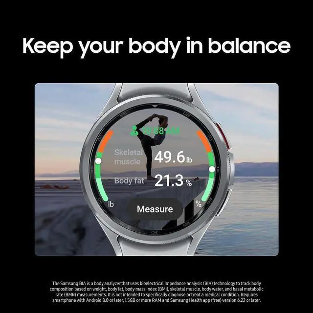 Alt view image 2 of 4 - SAMSUNG Galaxy Watch 6 Classic 43mm LTE Smartwatch w/ Rotating Bezel, Fitness Tracker, Personalized HR Zones, Advanced Sleep Coaching, Heart Monitor, BIA Sensor, US Version, Black
