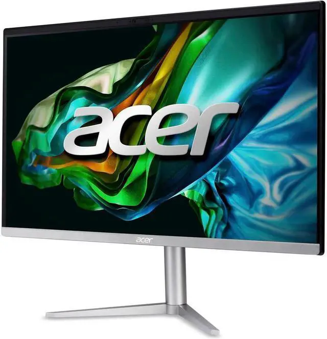 Alt view image 2 of 5 - Acer Aspire C24-1300-UR32 AIO Desktop | 23.8" Full HD IPS Display | AMD Ryzen 5 7520U Quad-Core Processor | AMD Radeon 610M Graphics | 8GB LPDDR5 | 512GB PCIe SSD | Wi-Fi 6E | Windows 11 Home,Black