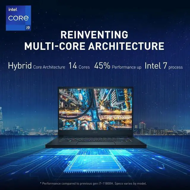 Alt view image 2 of 7 - MSI Stealth GS66 Gaming Laptop: Intel Core i9-12900H, GeForce RTX 3070 Ti, 15.6" 360Hz Display, 32GB DDR5, 1TB NVMe SSD, Thunderbolt 4, Cooler Boost Trinity+, Win 11 Home: Core Black 12UGS-025