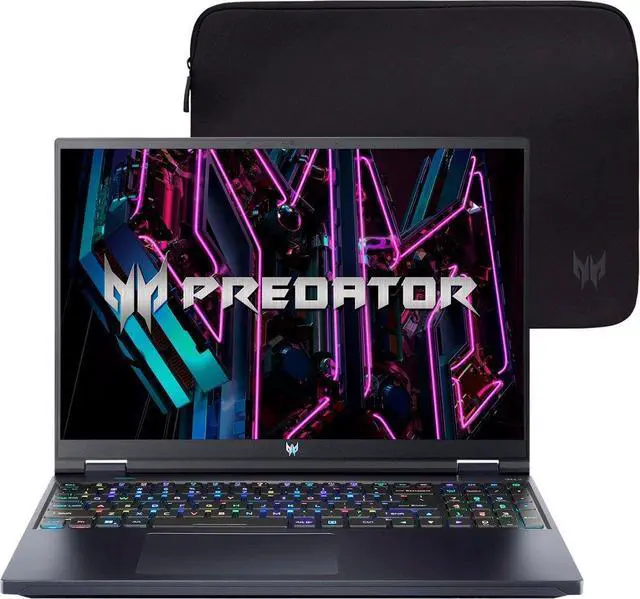 Main image of Acer - Predator Helios 16- 16" 240Hz Gaming Laptop WQXGA Intel i9-13900HX with 16GB memory NVIDIA GeForce RTX 4080 1TB SSD
PH16-71-93FR Notebook PC