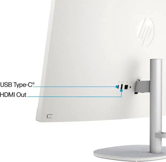 Alt view image 4 of 5 - HP - 27" Full HD Touch-Screen All-in-One with Adjustable Height - Intel Core i5 - 8GB Memory - 512GB SSD - Shell White Computer Desktop PC