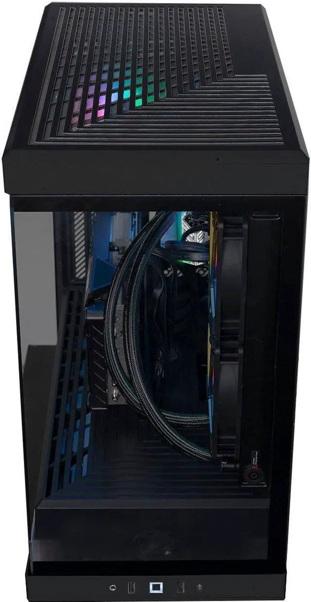 Alt view image 5 of 6 - iBUYPOWER - Y40 Gaming Desktop - Intel Core i7 13700KF - 32GB Memory - NVIDIA GeForce RTX 4070 12GB - 1TB NVMe SSD - Black PC Computer Y40BI7N4701