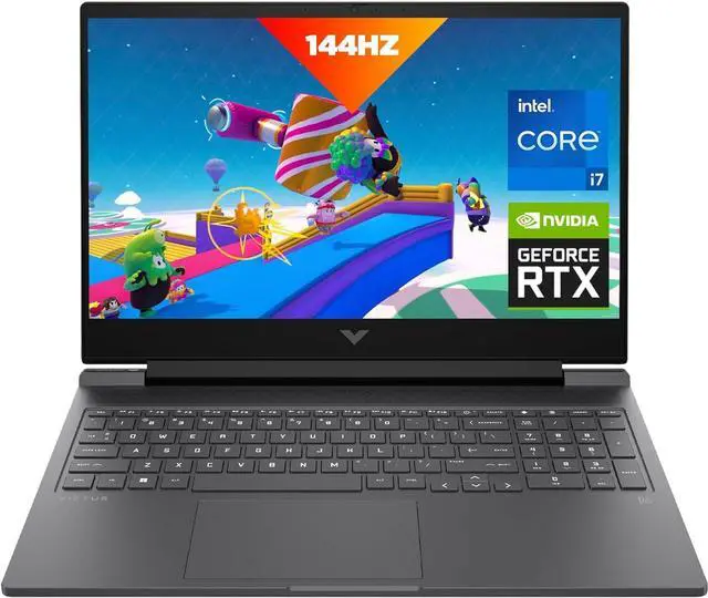 Main image of HP Victus 16 Laptop, FHD IPS 144Hz Display, 7ms Response Time, 13th Generation Intel Core i7-13700H, 16 GB RAM, 512 GB SSD, NVIDIA GeForce RTX 4060 GPU (8 GB), Windows 11 Home, 16-r0010nr (2023)