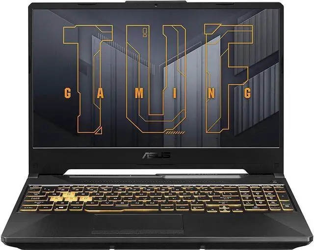 Main image of ASUS TUF Gaming F15 Gaming Laptop, 15.6 144Hz FHD IPS-Type Display, Intel Core i5-11400H Processor, GeForce RTX 3050 Ti, 16GB DDR4 RAM, 512GB PCIe SSD, Wi-Fi 6, Windows 11 Home, FX506HEB-RS53
