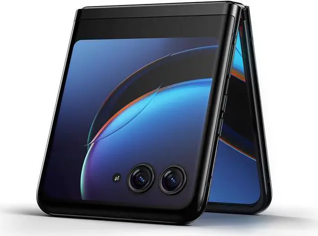 Alt view image 7 of 7 - Motorola razr+ | 2023 | Unlocked | Made for US 8/256 | 32 MPCamera |Black
 Smartphone Flip Cell Phone PAX60006US
