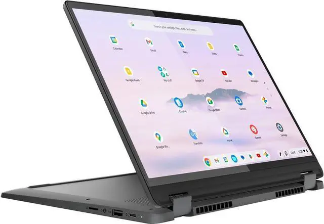 Alt view image 2 of 4 - Lenovo - IdeaPad Flex 5i Chromebook Plus Laptop 14" - 2K Touch - Intel i3-1315U with 8GB Memory - Intel UHD Graphics - 128GB SSD - Storm Grey
 83EK0000UX