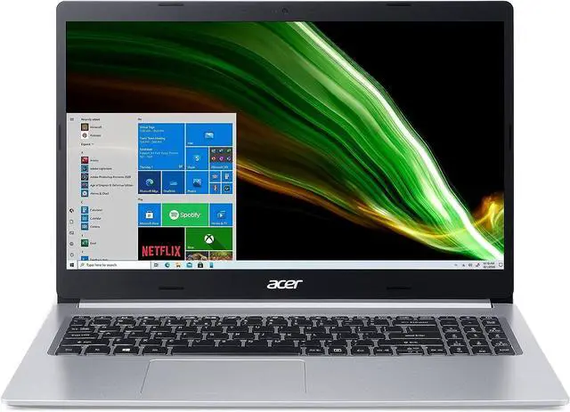 Alt view image 2 of 7 - Acer Aspire 5 A515-45-R1YC Slim Laptop | 15.6" Full HD IPS | AMD Ryzen 5 5500U Hexa-Core Mobile Processor | 8GB DDR4 | 256GB NVMe SSD | WiFi 6 | Backlit KB | Windows 10 Home