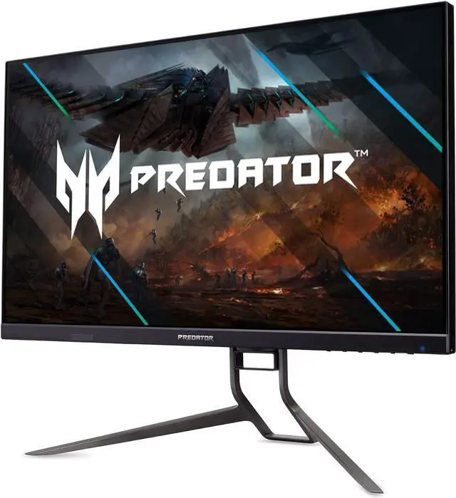 Alt view image 3 of 5 - Acer Predator 31.5" UHD 3840 x 2160 IPS Gaming Monitor | AMD FreeSync Premium | 144Hz | Up to 0.5ms | HDR400 | Delta E<1 | TUV/Eyesafe | USB Type-C, DP 1.4 & 2 x HDMI 2.1 | XB323QK LVbmiiphuzx