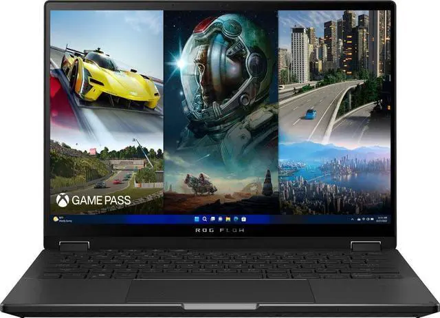 Alt view image 2 of 7 - ASUS - ROG Flow X13 13.4" Touchscreen Gaming Laptop 1920 x 1200 FHD AMD Ryzen 9 with 16GB Memory - 512GB SSD - Off Black GV302XA-X13.R9512