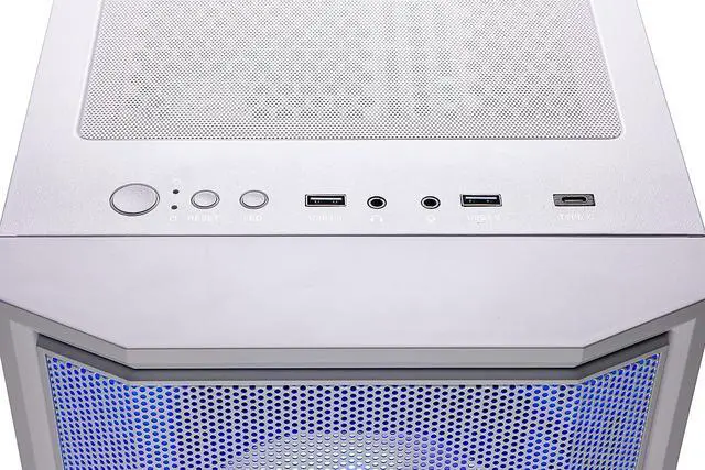 Alt view image 4 of 6 - Skytech Gaming Archangel Gaming PC Desktop  Intel Core i5 12400F 2.5 GHz, NVIDIA RTX 4070, 1TB NVME SSD, 16GB DDR4 RAM 3200, 750W Gold PSU, 11AC Wi-Fi, Windows 11 Home 64-bit,White