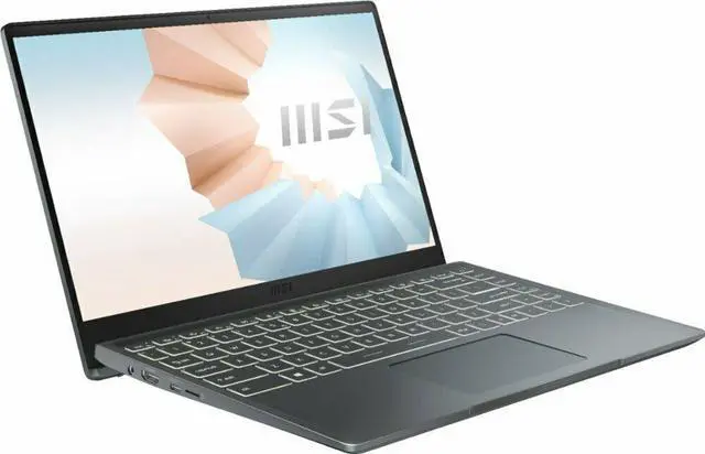 Alt view image 2 of 2 - MSI Modern 14 B10MW-486US Intel Core i3-10110U Processor/Windows 10 64bit/ DDR4 8GB/128GB SSD Laptop
