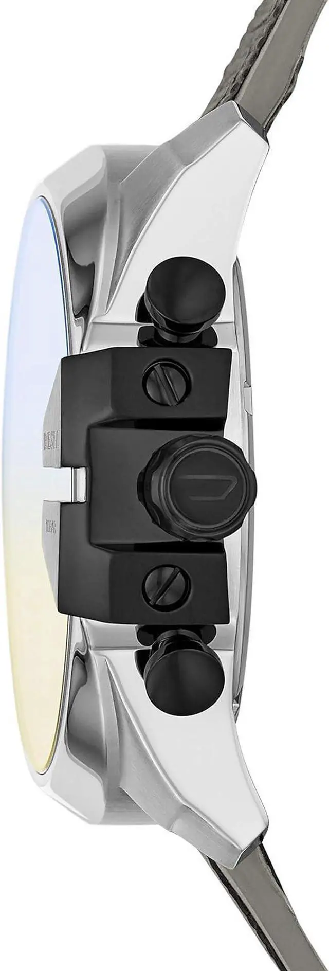 Alt view image 3 of 4 - Diesel Mega Chief Stainless Steel Men's Watch with Analog or Digital Movement