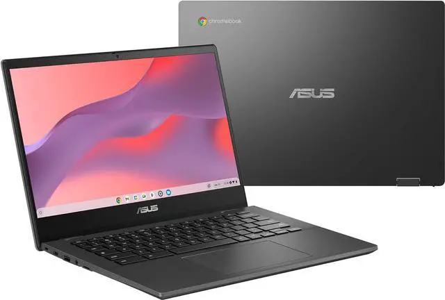Main image of ASUS Chromebook CM14 Laptop, 14" HD Anti-Glare Display (1366x768), MediaTek Kompanio 520, 4GB RAM, 64GB eMMC, ChromeOS, Gray, CM1402CM2A-DS44