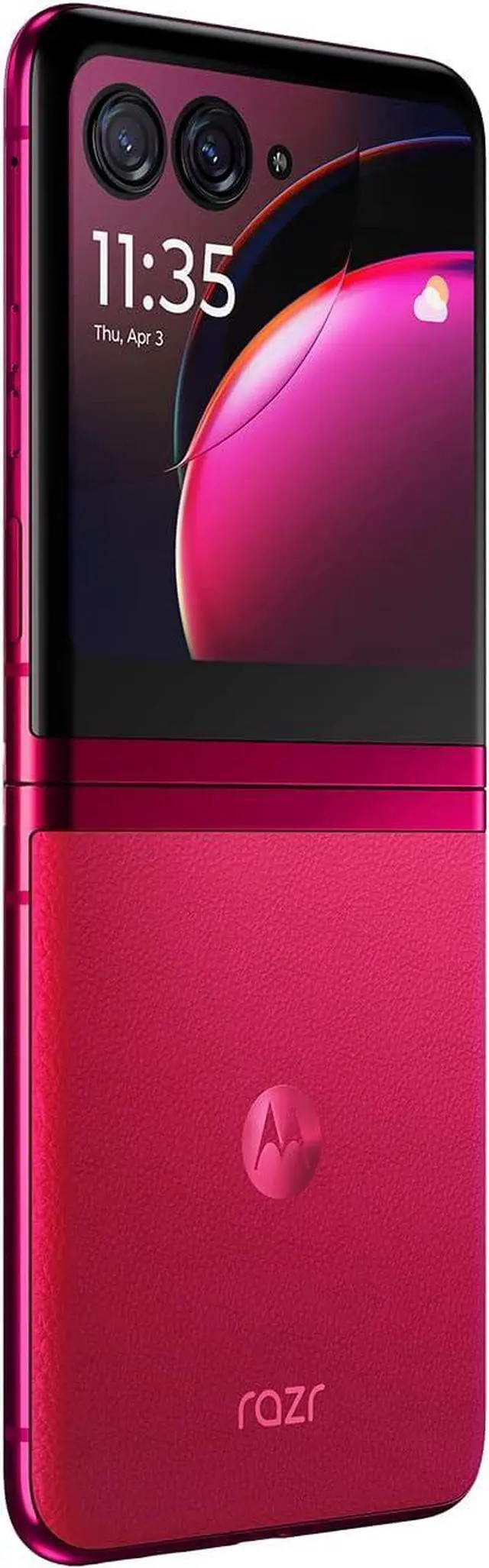 Alt view image 2 of 6 - Motorola razr+ | 2023 | Unlocked | Made for US 8/256 | 32 MPCamera |Magenta, 73.95x170.83x6.99mm PAX60004US
 Cell Phone Smartphone