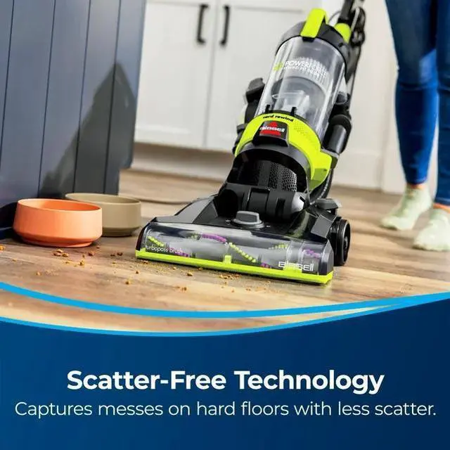Alt view image 3 of 5 - BISSELL PowerForce Helix Rewind Pet Deluxe Upright Vacuum with Live Wand 3335