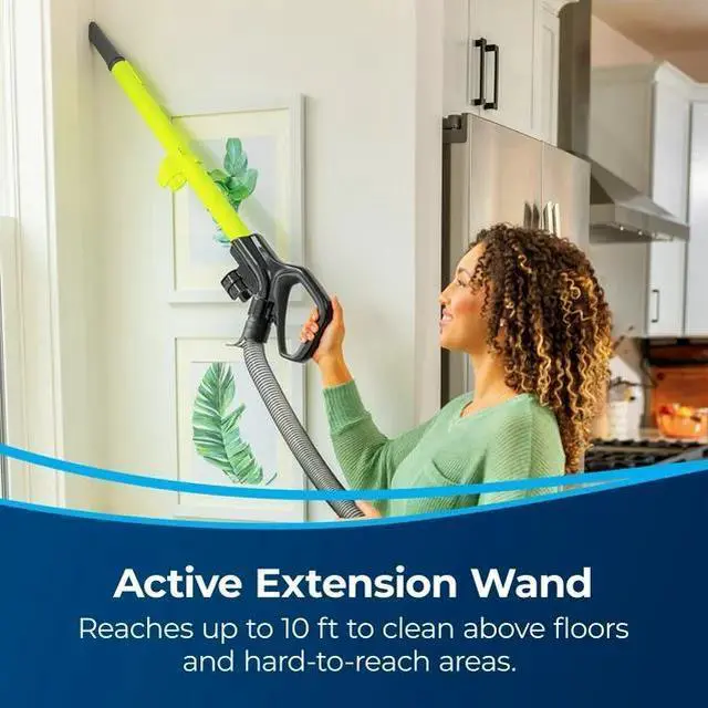 Alt view image 4 of 5 - BISSELL PowerForce Helix Rewind Pet Deluxe Upright Vacuum with Live Wand 3335