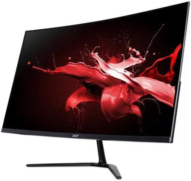 Alt view image 5 of 5 - Acer Nitro 31.5" 1500R Curved Full HD (1920 x 1080) Gaming Monitor, Black, ED320QR S3biipx