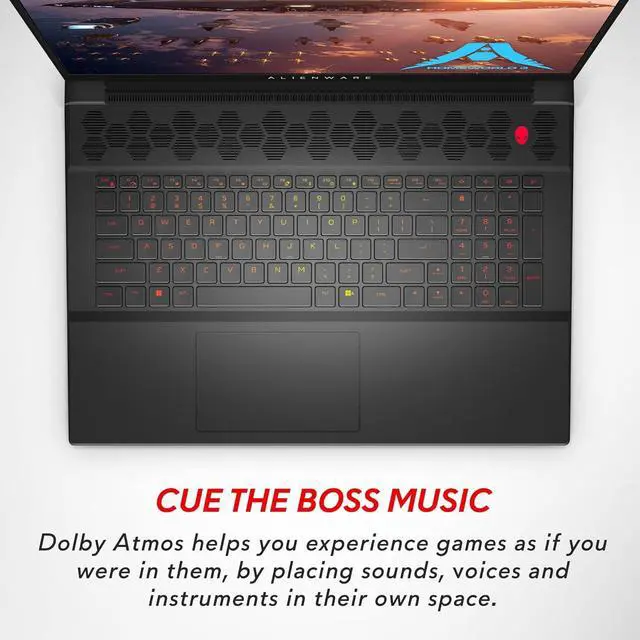 Alt view image 4 of 6 - Dell Alienware m18 AMD Gaming Laptop - 18-inch FHD+ (1920 x 1200) 480Hz 3ms Display, AMD Ryzen 9-7845HX, 32GB DDR5 RAM, 1TB SSD, NVIDIA GeForce RTX 4080 GDDR6, 1-Year Premium Support -
