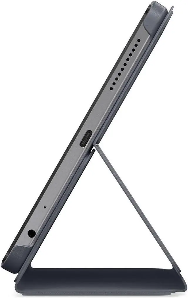 Alt view image 4 of 11 - Lenovo Tab M9-2023 - Tablet - Long Battery Life - 9" HD - Front 2MP & Rear 8MP Camera - 3GB Memory - 32GB Storage - Android 12 or Later - Folio Case Included,Gray