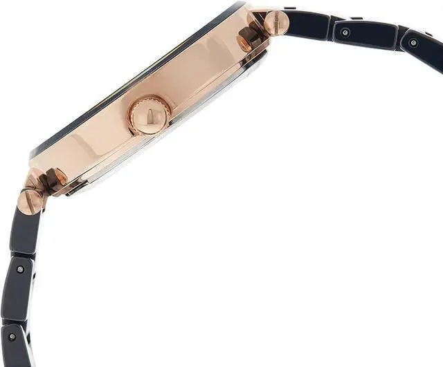 Alt view image 3 of 3 - Anne Klein Women's Genuine Diamond Dial Ceramic Bracelet Watch
 AK/1018RGNV