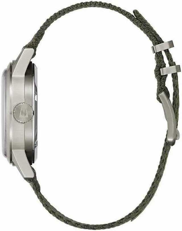 Alt view image 3 of 6 - Bulova Military Vintage Stainless Steel Automatic Men's Watch