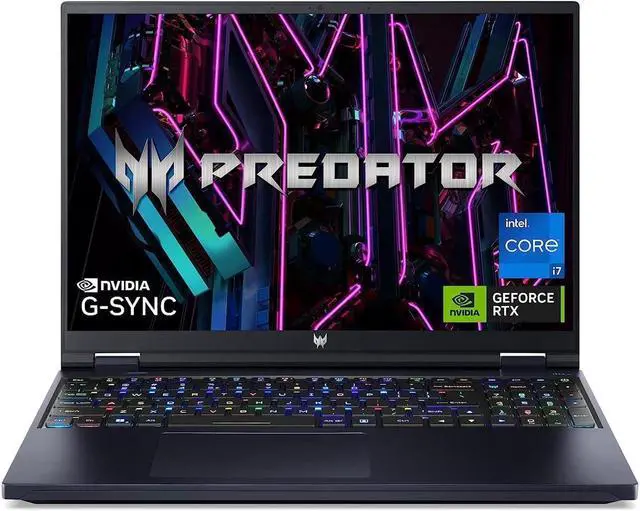 Main image of Acer Predator Helios 16 Gaming Laptop | 13th Gen Intel Core i7-13700HX | NVIDIA GeForce RTX 4060 | 16" 2560 x 1600 165Hz G-SYNC Display | 16GB DDR5 | 1TB Gen 4 SSD | Killer Wi-Fi 6E | PH16-71-74UU