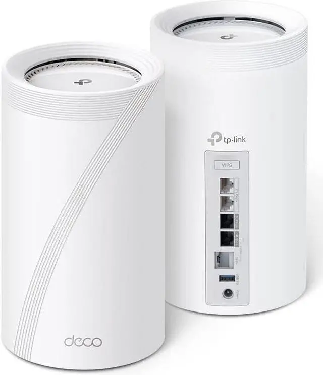 Main image of TP-Link Deco BE33000 Quad-Band WiFi 7 Mesh System (Deco BE95) for Whole Home Coverage up to 7800 Sq.Ft with AI-Driven Smart Antennas, 10G Multi-Gig Ethernet ports, Replaces Router and Extender(2-pack)