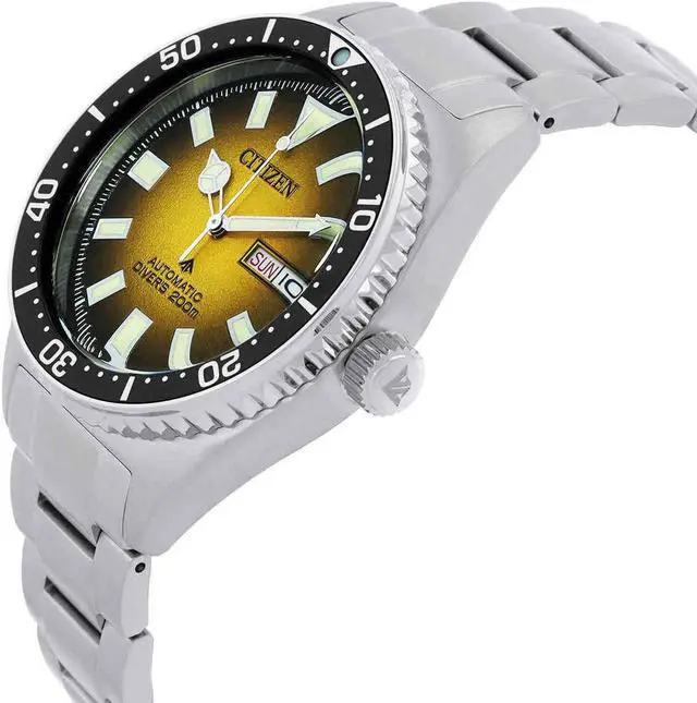 Alt view image 2 of 3 - Citizen Men's Promaster Dive Automatic 3-Hand Stainless Steel Watch, Day Date, Luminous, 41mm