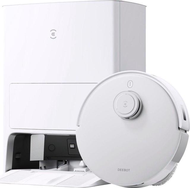 Main image of ECOVACS Robotics - DEEBOT T20 OMNI Wi-Fi Connected Robot Vacuum & Mop with Self Washing Auto Empty Station - WHITE