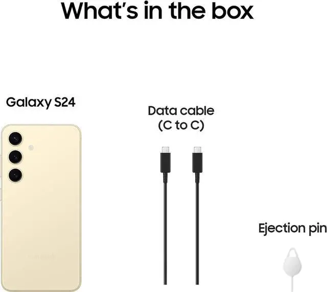 Alt view image 3 of 4 - SAMSUNG Galaxy S24+ Plus Cell Phone, 256GB AI Smartphone, Unlocked Android, 50MP Camera, Fastest Processor, Long Battery Life, US Version 2024, Amber Yellow