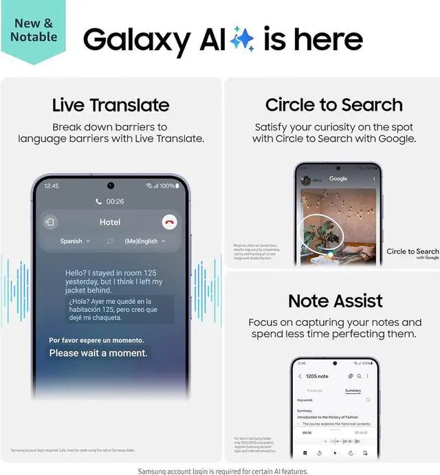 Alt view image 2 of 4 - SAMSUNG Galaxy S24+ Plus Cell Phone, 256GB AI Smartphone, Unlocked Android, 50MP Camera, Fastest Processor, Long Battery Life, US Version 2024, Amber Yellow