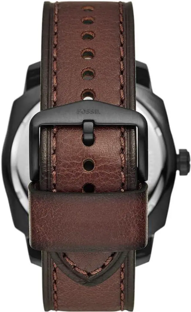 Alt view image 2 of 3 - Fossil Machine Men's Watch with Stainless Steel or Leather Band, Chronograph or Analog Watch Display