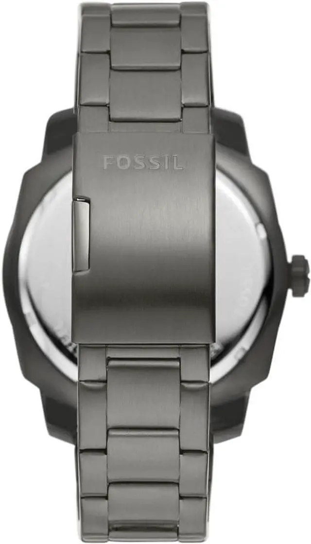 Main image of Fossil Machine Men's Watch with Stainless Steel or Leather Band, Chronograph or Analog Watch Display