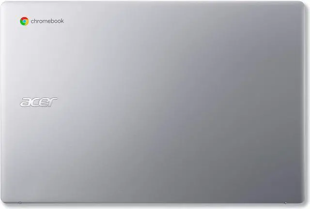 Alt view image 6 of 6 - Acer Chromebook 315 CB315-5H-C7KX Laptop | Intel Processor N100 | 15.6" Full HD (1920 x 1080) IPS Display | 4GB LPDDR5 | 128GB eMMC | Intel Wireless Wi-Fi 6E AX211 | Chrome OS | Sparkly Silver