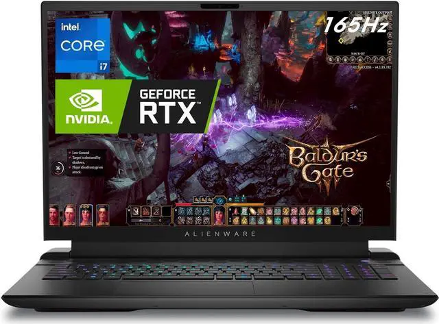 Main image of Dell Alienware M18 Gaming Laptop QHD+ Display, Intel Core i7-13700HX, 16 GB DDR5 RAM, 1 TB SSD, NVIDIA GeForce RTX 4070 8 GB GDDR6, Windows 11 Home, 1 Year Premium Support, Dark Metallic Moon.