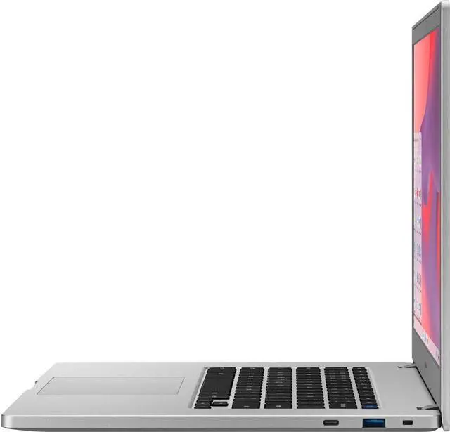 Alt view image 4 of 10 - Samsung - 15.6" Chromebook 4+ - Intel Celeron - 4GB Memory - 64GB eMMC - Platinum Titan