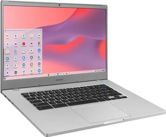 Alt view image 2 of 10 - Samsung - 15.6" Chromebook 4+ - Intel Celeron - 4GB Memory - 64GB eMMC - Platinum Titan