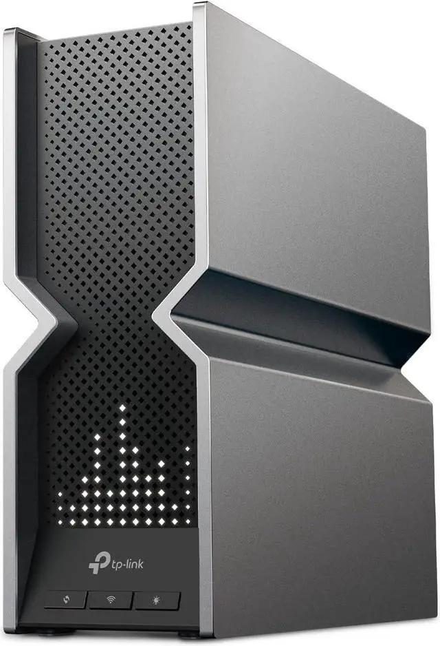Main image of TP-Link Tri-Band BE19000 WiFi 7 Router (Archer BE800) | 12-Stream 19 Gbps | 2 × 10G + 4 × 2.5G Ports | LED Screen | 8 High-Performance Antennas | VPN, Easy Mesh, 4×4 MU-MIMO, HomeShield, Private IoT