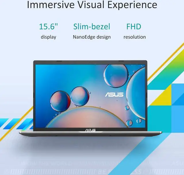 Alt view image 4 of 5 - ASUS Vivobook Go 15.6 FHD Laptop, AMD Ryzen 3 3250U, 8GB RAM, 128GB SSD, Windows 11 Home in S Mode, Transparent Silver, M515DA-WS33