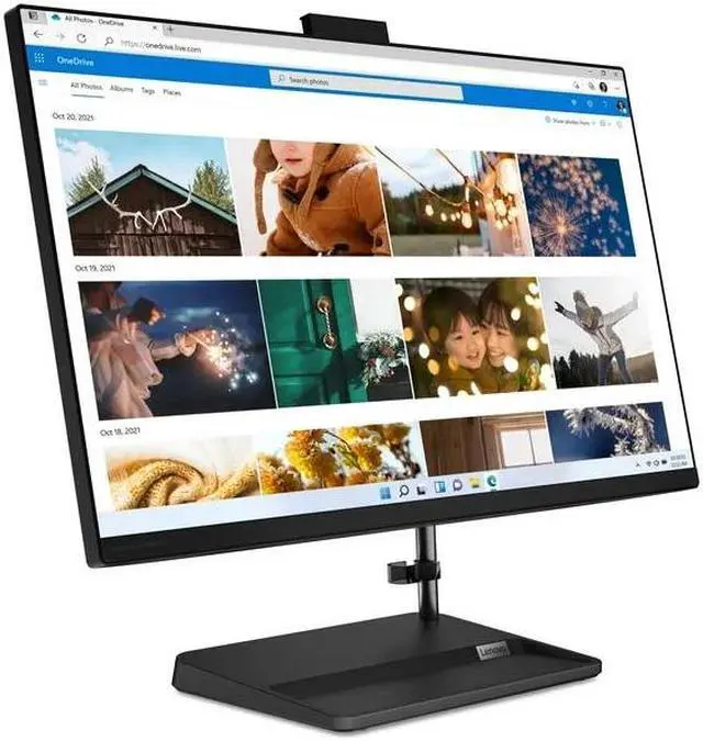 Alt view image 2 of 4 - Lenovo IdeaCentre 3i 27" Touch All-in-One Desktop, Intel Core i5-12450H, 8GB RAM, 512GB SSD, Windows 11 Home, Black, F0GJ00GXUS