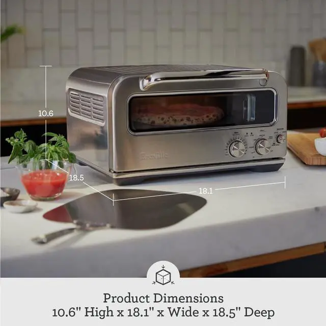 Alt view image 7 of 14 - Breville Smart Oven Pizzaiolo BPZ820BSS, Brushed Stainless Steel