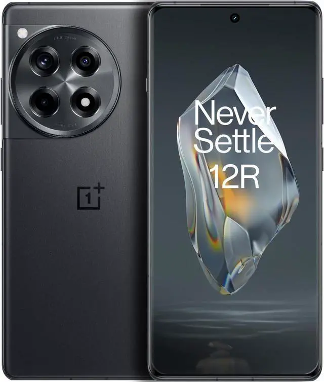 Main image of OnePlus 12R, 16GB RAM+256GB, Dual-SIM, US Factory Unlocked Android Smartphone, 5500 mAh Battery, 50MP Camera, 80W Fast Charging, 2024, Iron Gray