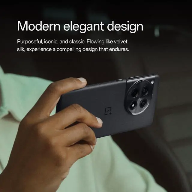 Alt view image 4 of 4 - OnePlus 12R, 16GB RAM+256GB, Dual-SIM, US Factory Unlocked Android Smartphone, 5500 mAh Battery, 50MP Camera, 80W Fast Charging, 2024, Iron Gray