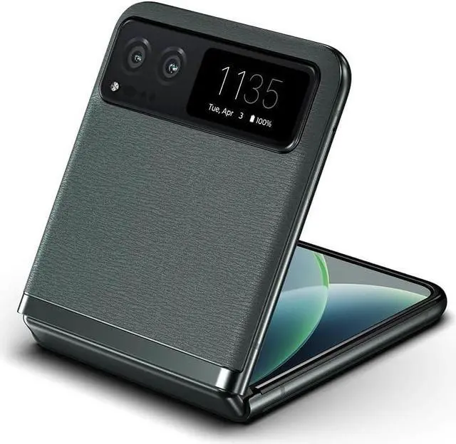Alt view image 3 of 7 - Motorola razr | 2023 | Unlocked | Made for US 8/128 | 32MP Camera | Sage Green, 73.95 x 170.82 x 7.35mm