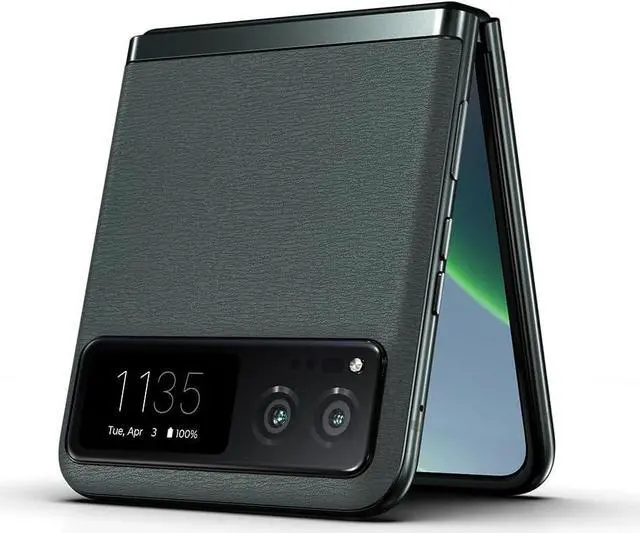 Alt view image 4 of 7 - Motorola razr | 2023 | Unlocked | Made for US 8/128 | 32MP Camera | Sage Green, 73.95 x 170.82 x 7.35mm