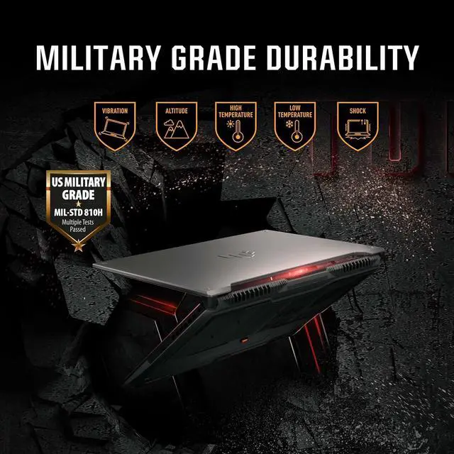 Alt view image 4 of 7 - ASUS TUF Gaming A16 (2024) Gaming Laptop, 16 QHD+ 165Hz 16:10 Display, AMD Ryzen 9 7940HX, NVIDIA® GeForce RTX 4070, 16GB DDR5, 1TB PCIe Gen4 SSD, Wi-Fi 6, Windows 11, FA607PI-AS94